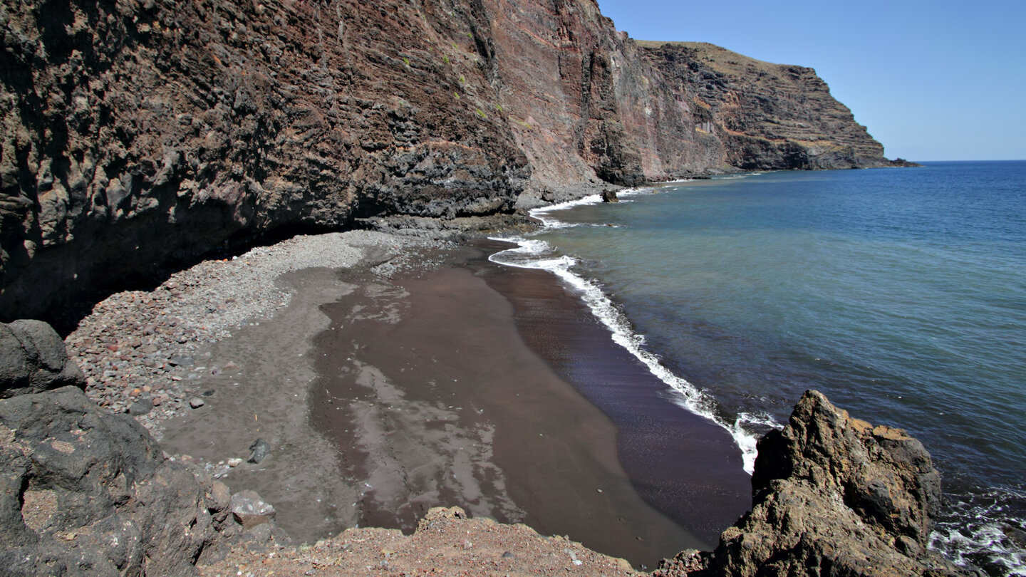 die Playa de Argaga ist eine schöne Badebucht auf La Gomera