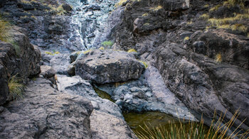 Wanderroute durch die Felsschlucht Barranco del Risco