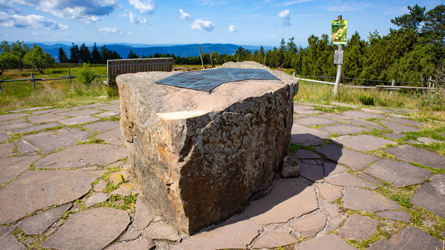 Aussichtspunkt am Schliffkopf-Gipfel