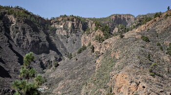 wandern im Barranco de Tamadaya bei Arico auf Teneriffa