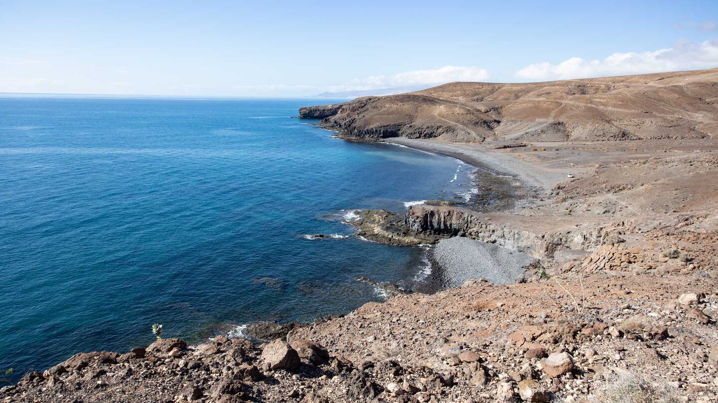 Mündung des Barranco de Marquina Yosa an der Playa de la Arena