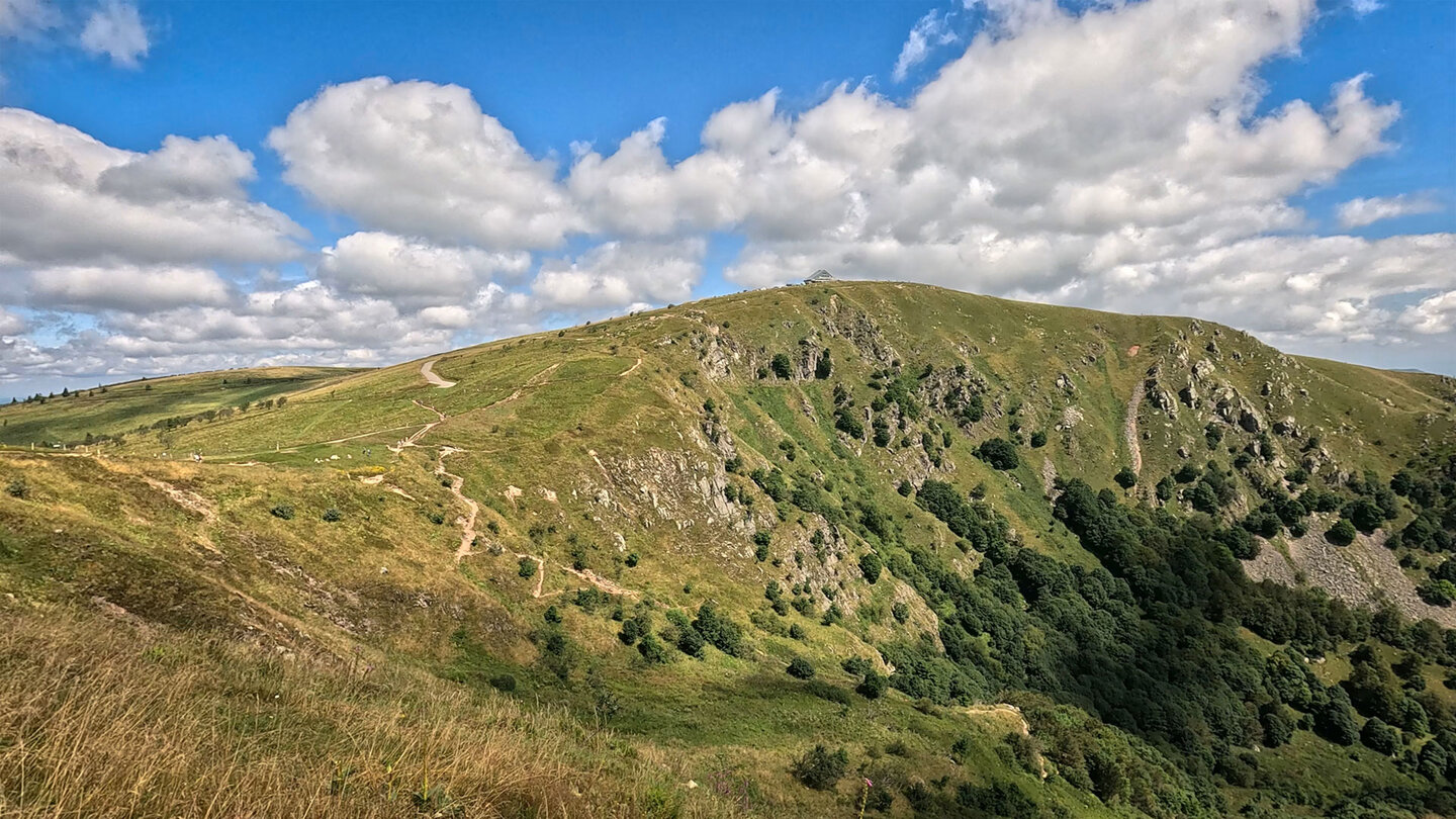 der Le Hohneck mit dem Col de Wormspel