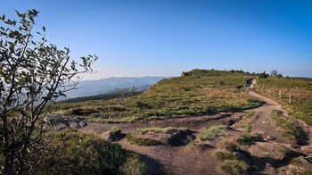 Wanderroute übers Hochplateau beim Gazon du Faing