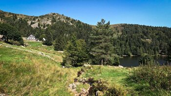 Blick zum Soultzeren Eck vom Lac du Forlet