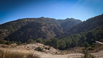 Blick ins Tal des Rio Arroyo Hunes