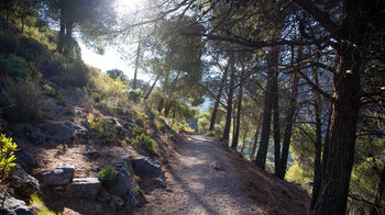 Wanderweg über dem Dilar-Tal