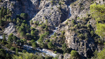 Blick in die Schlucht des Río Dilar