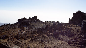 Fumarole am Aussichtspunkt Mirador de la Fortaleza