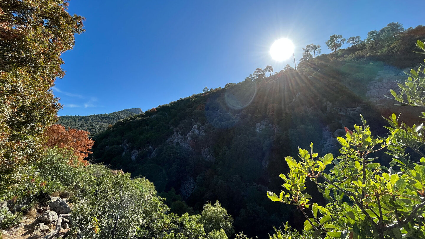 Route entlang der Schlucht des Río Guadalquivir