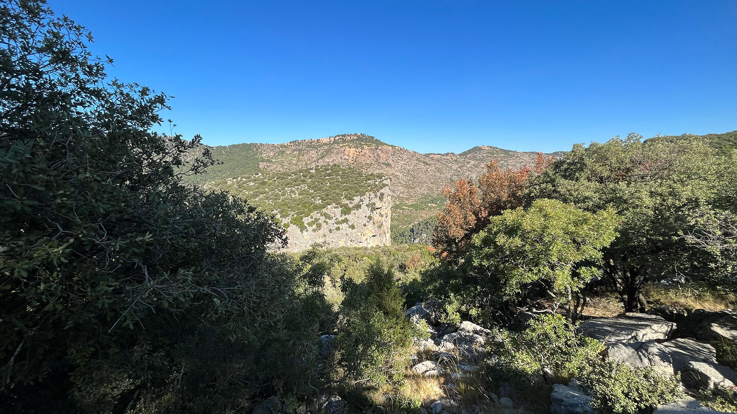 Sierra de Cazorla vom Wanderweg Cerrada del Utrero