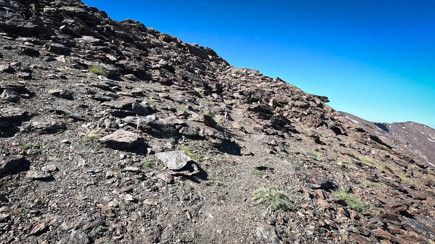 Pfad am Pico del Veleta