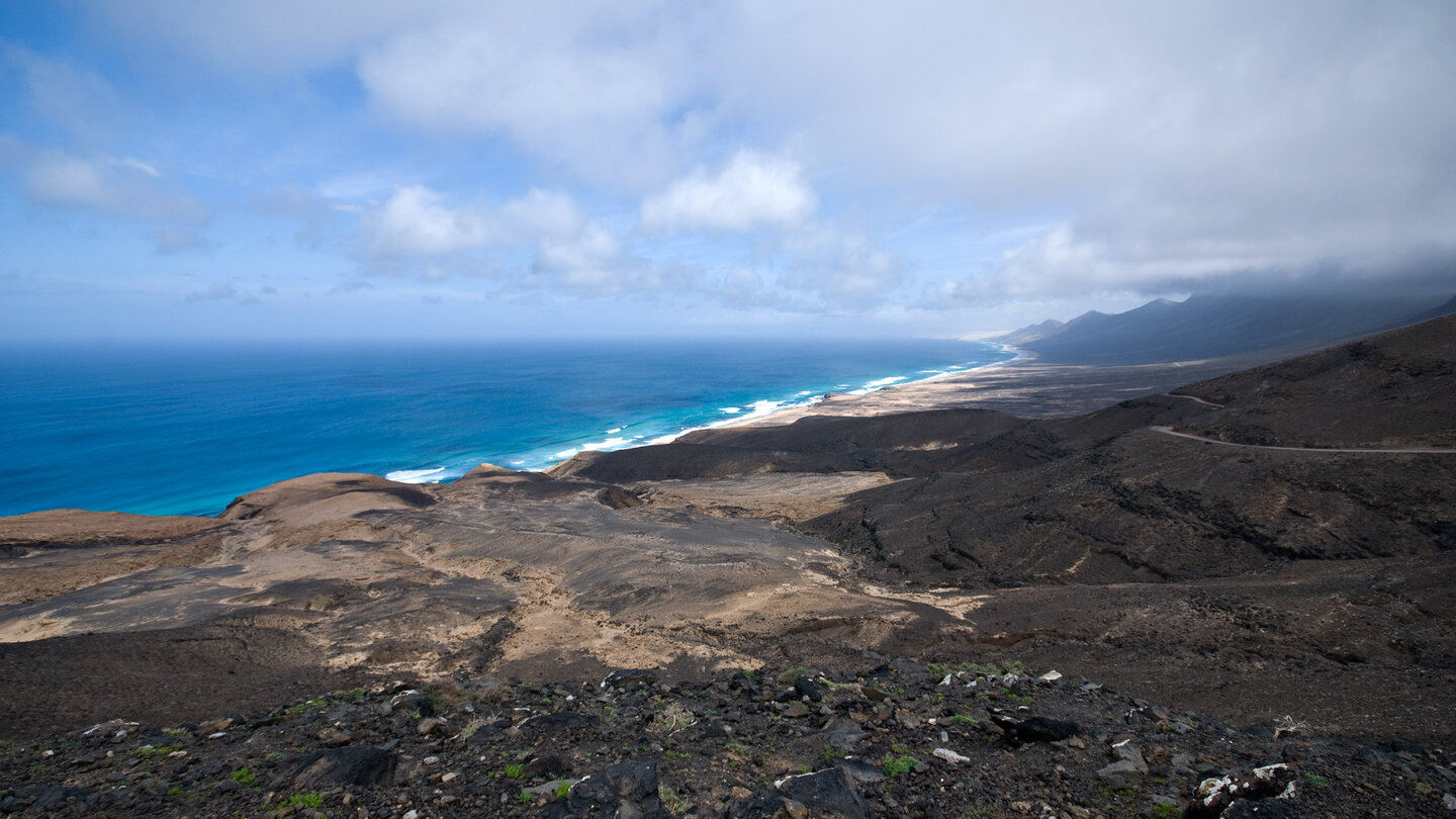 Ausblick Richtung La Pared vom Mirador de Barlovento auf Fuerteventura