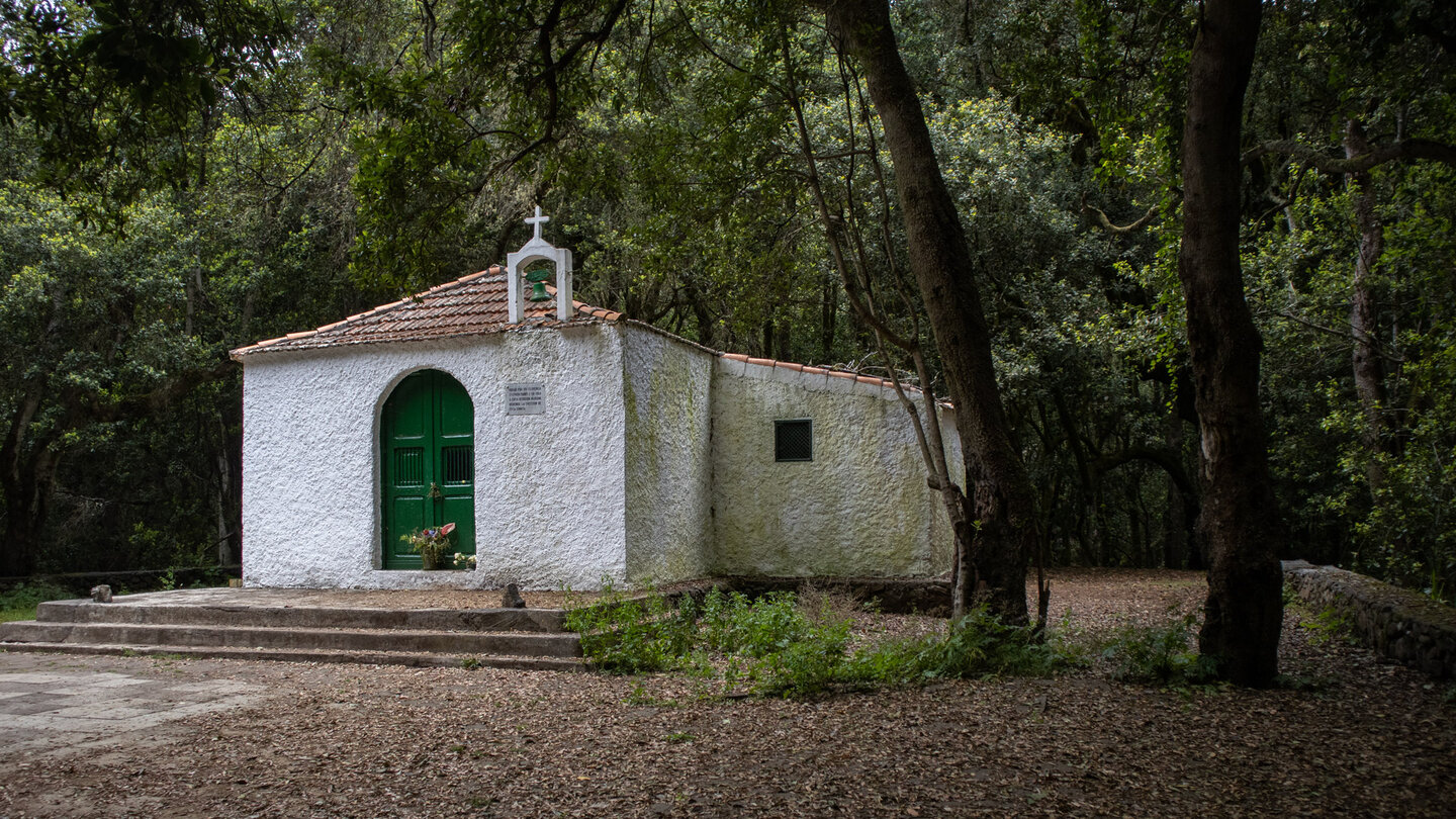 die Kapelle Ermita de Lourdes im Nebelwald El Cedro auf La Gomera