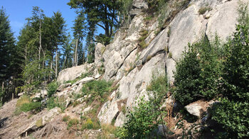 Wandern entlang der Falkenfelsen