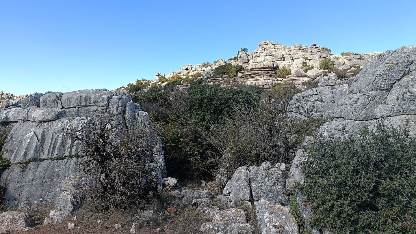 Landschaft des Parque Natural Torcal de Antequera