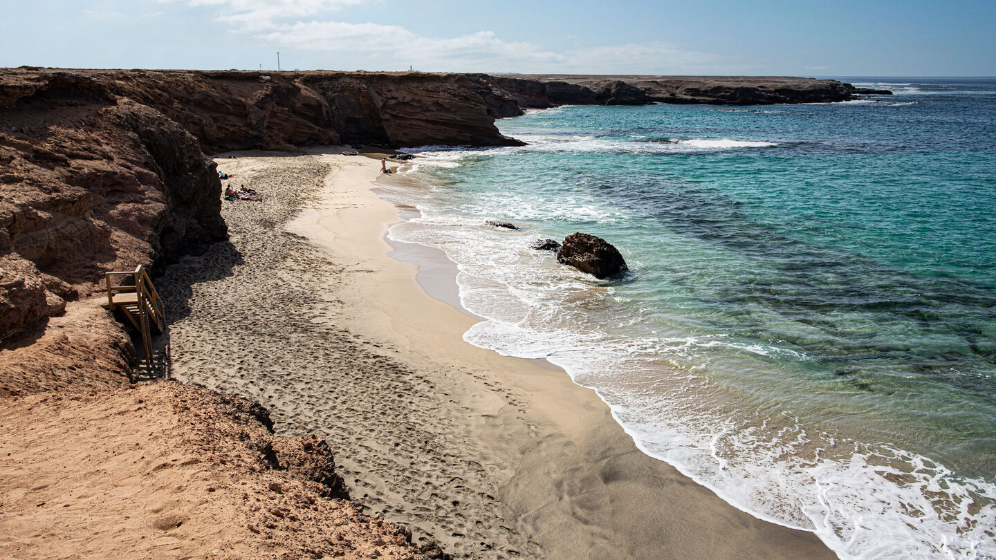 Pfad zur Playa de los Ojos