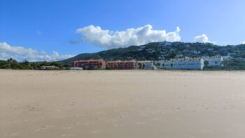 Siedlung am Strand Playa de Atlanterra