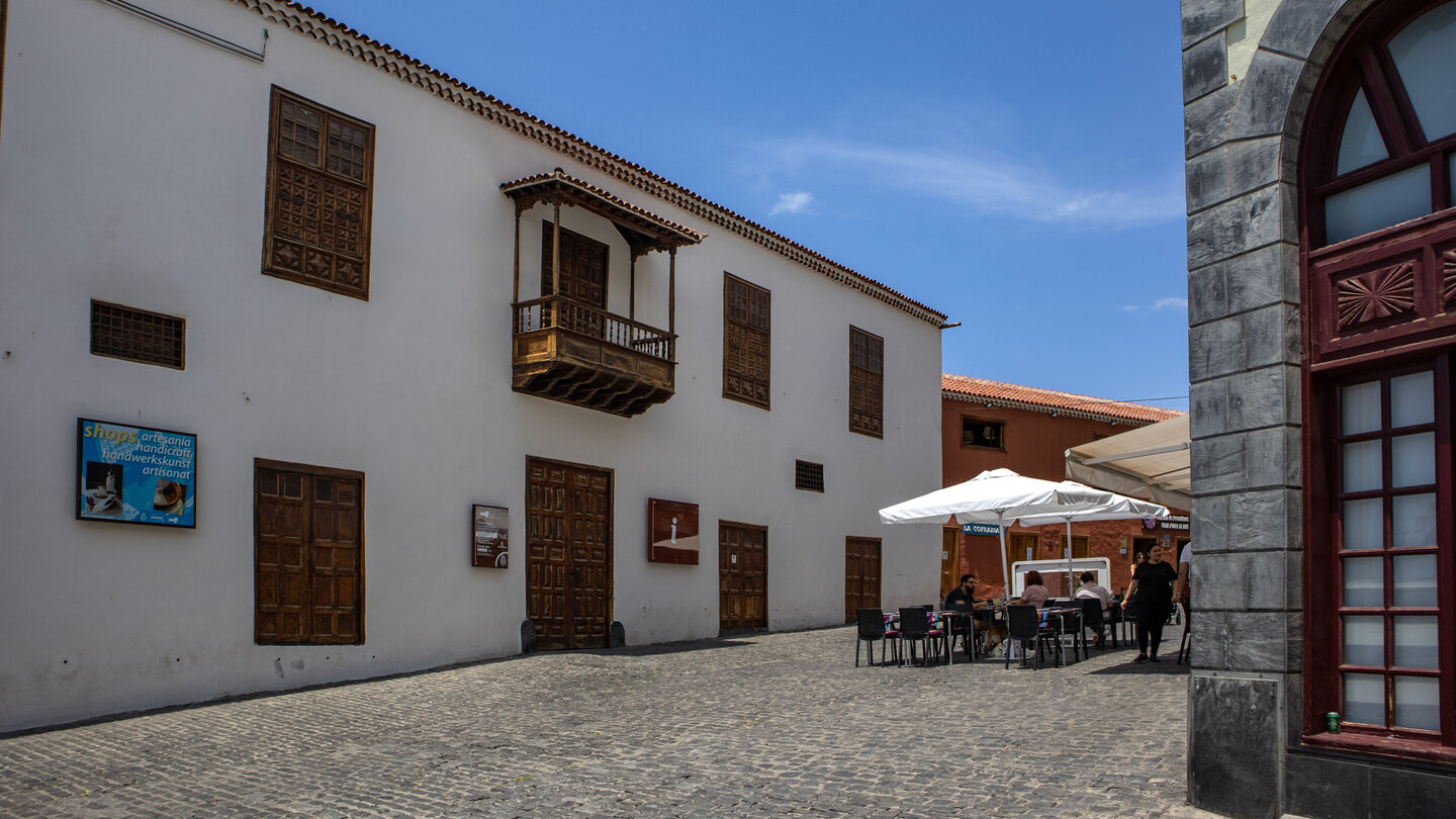 eine Gasse am königlichen Zollhaus Casa de la Real Aduana in Puerto de la Cruz