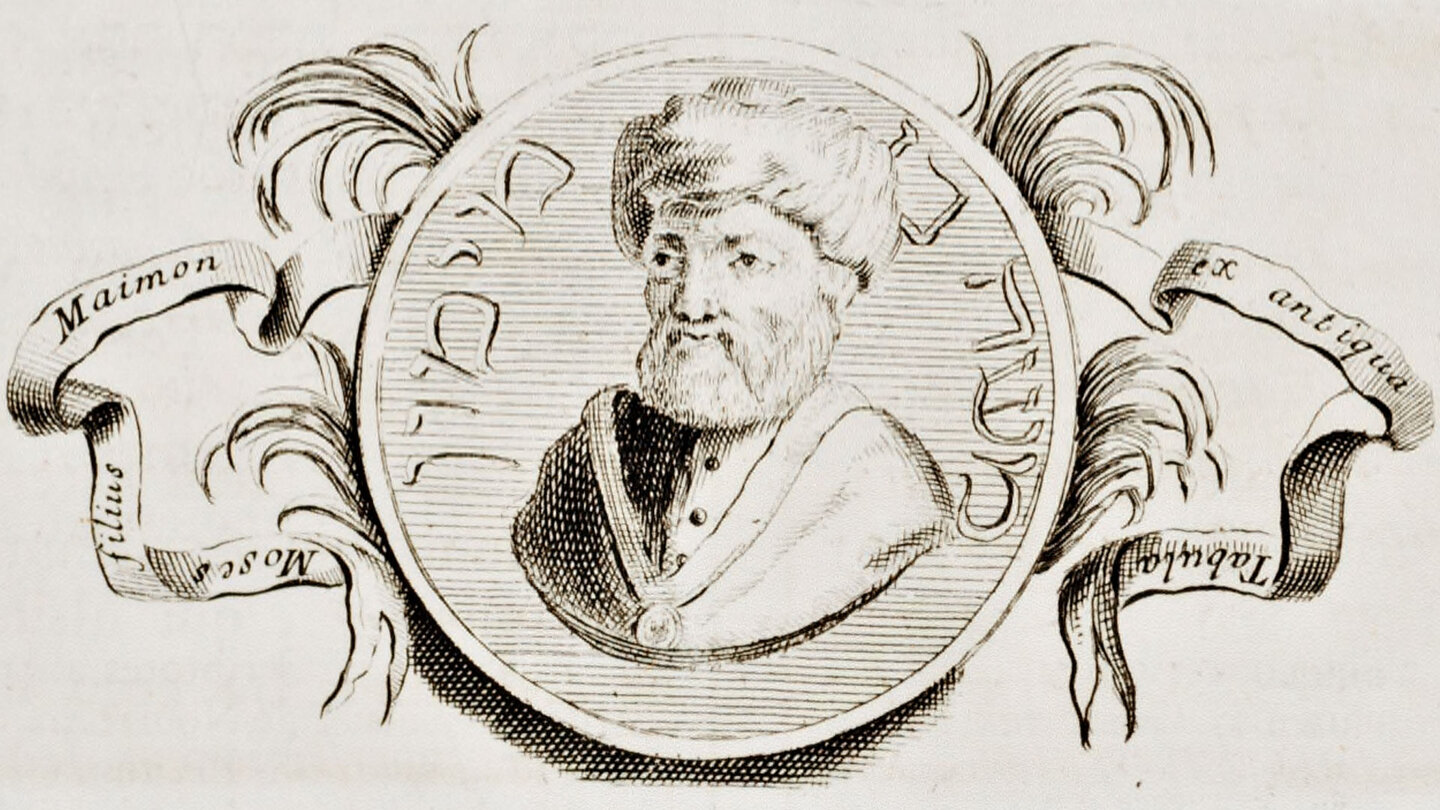 Portrait Maimonides – Mosche ben Maimon