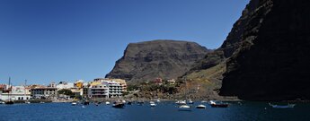 der Hafen von Vueltas auf La Gomera