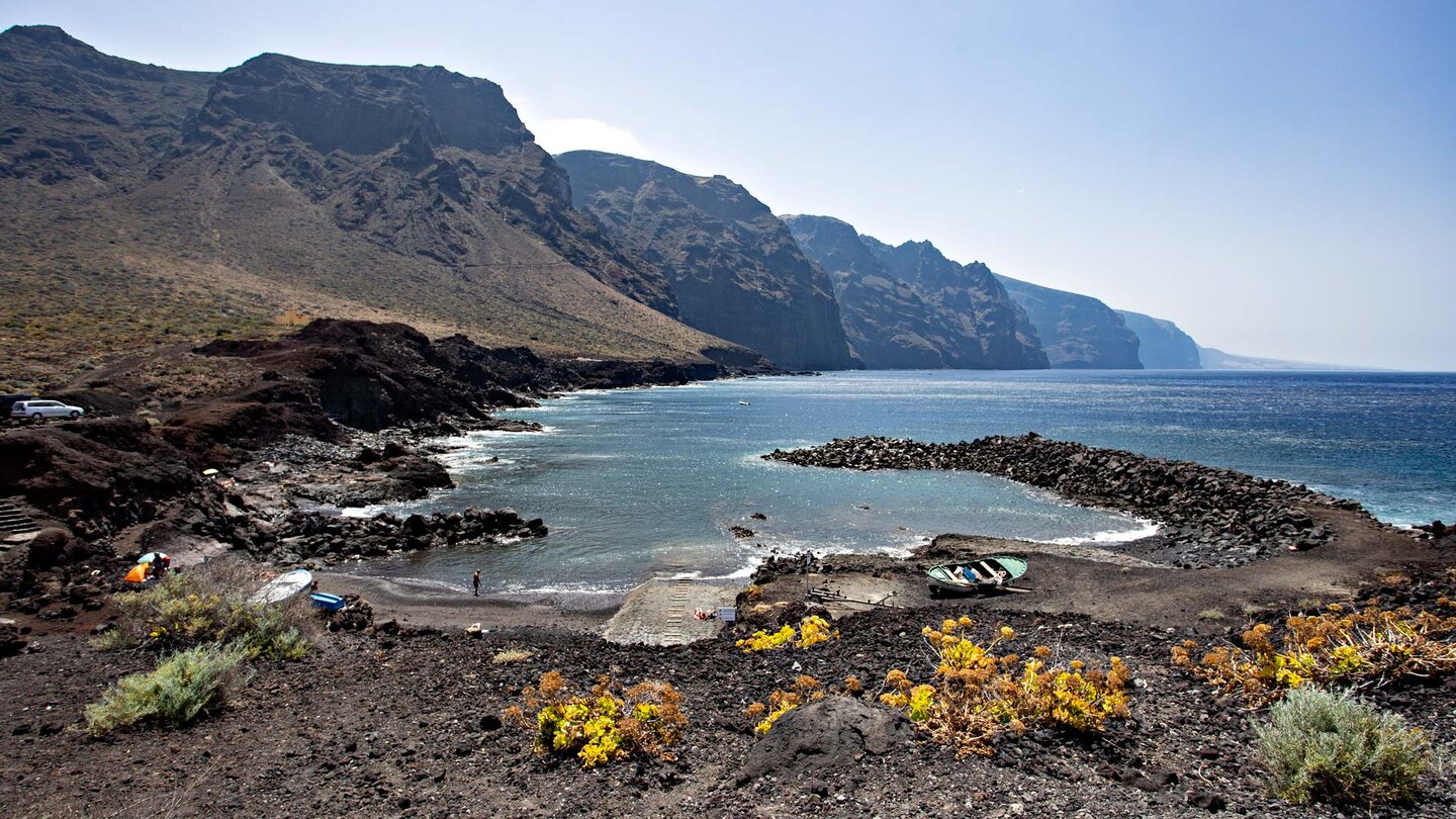 sensationeller Ausblick entlang der Klippen des Teno-Gebirges