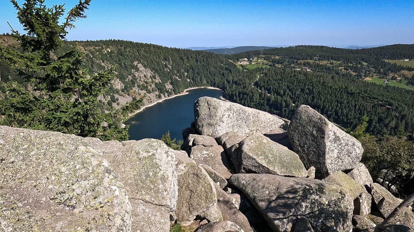 Seeblick auf den Lac Blanc