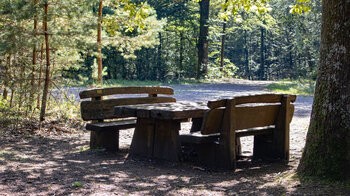 Rastplatz Wanderweg Altschlossfelsen bei Eppenbrunn