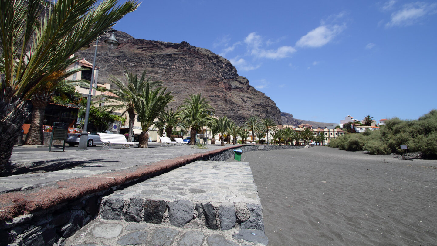 die Strandpromenade in La Puntilla auf La Gomera