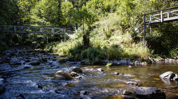 Entstehung der Wutach aus Haslach und Gutach