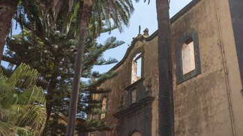 der Glockenturm des ehemaligen Klosters San Agustín in La Laguna