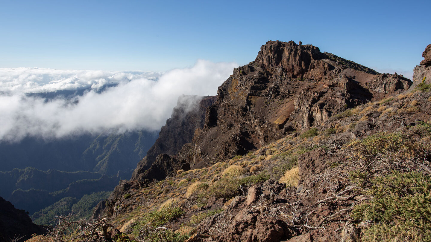 Wolken über der Caldera de Taburiente