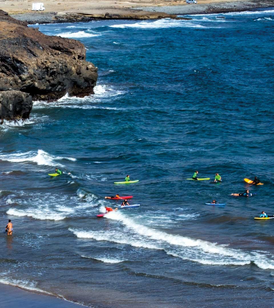 die Playa Grande bei Punta de Abona