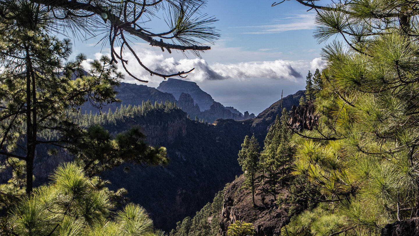 der Roque del Conde hinter dem Barranco del Infierno