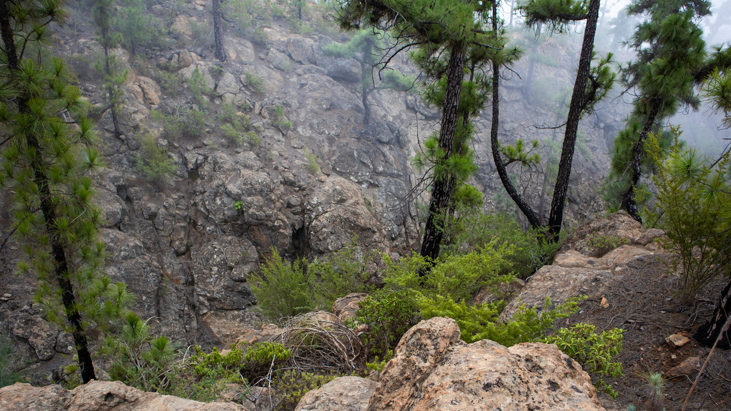 am Oberlauf des Barranco del Infierno