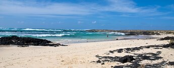 eine der Buchten von Caletillas de Cotillo an der Nordwestküste Fuerteventuras