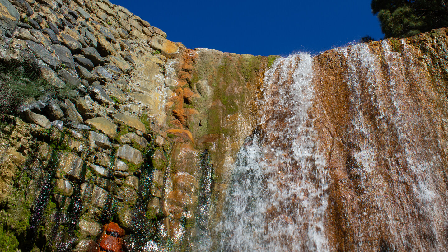 Wasserfall am Ziel der Wanderung