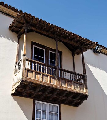 traditioneller Balkon in La Orotava