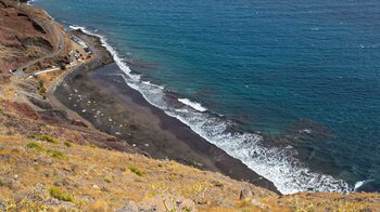 die Playa de Las Gaviotas auf Teneriffa