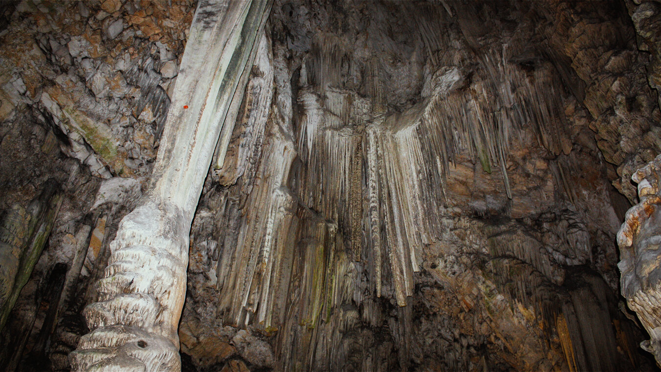 St. Michael's Cave mit Stalagmiten auf Gibraltar | © Sunhikes