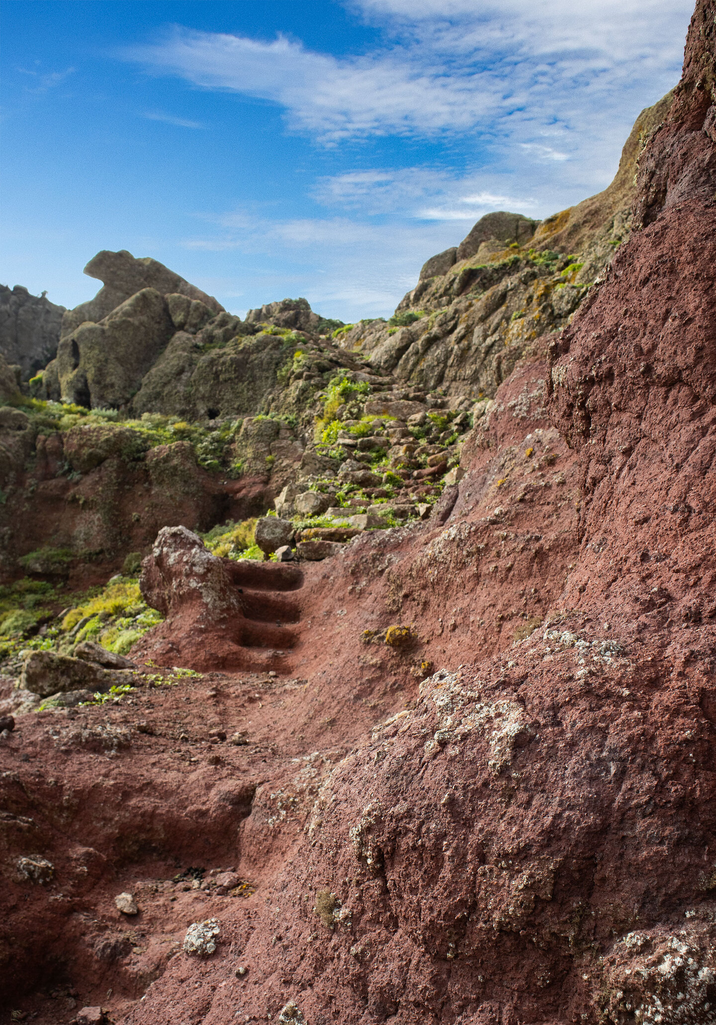 Felstreppen am Risco Steig | © Sunhikes