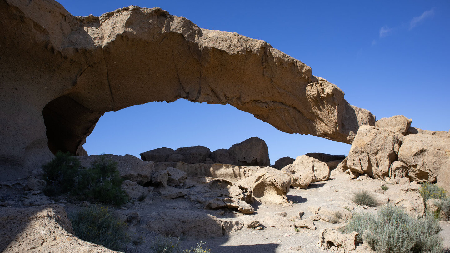 Der Felsbogen Arco de Tajao | © Sunhikes