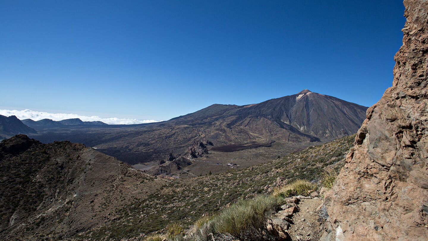 Blick vom Montaña Guajara zum Teide | © Sunhikes