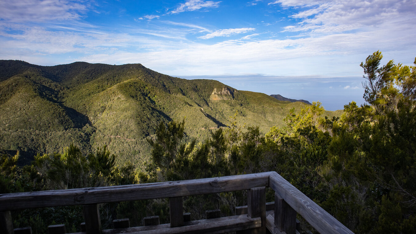 Aussichtspunkt über den Lorbeerwald Monte del Agua nahe Erjos | © Sunhikes