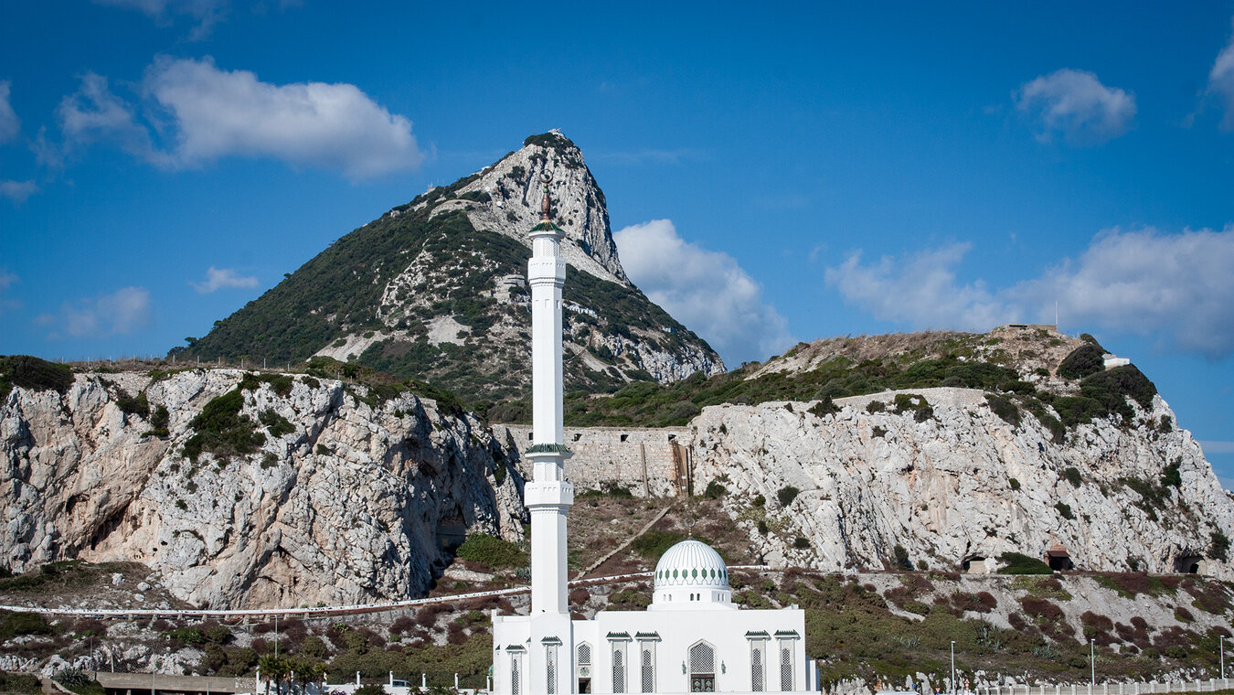 die Ibrahim-al-Ibrahim-Moschee auf Gibraltar | © Sunhikes