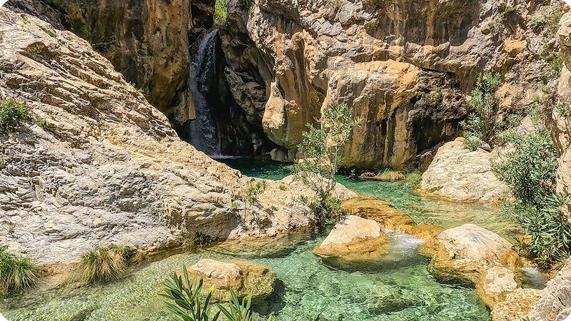 Wandern zum Wassserfall Poza Central am Río Verde in Andalusien | © Sunhikes Wandern zum Wassserfall Poza Central am Río Verde in Andalusien | © Sunhikes