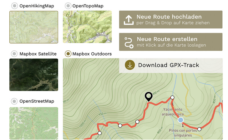 Details des Sunhikes 3D-Routenplaner | © Sunhikes Details Sunhikes 3D-Routenplaner | © Sunhikes