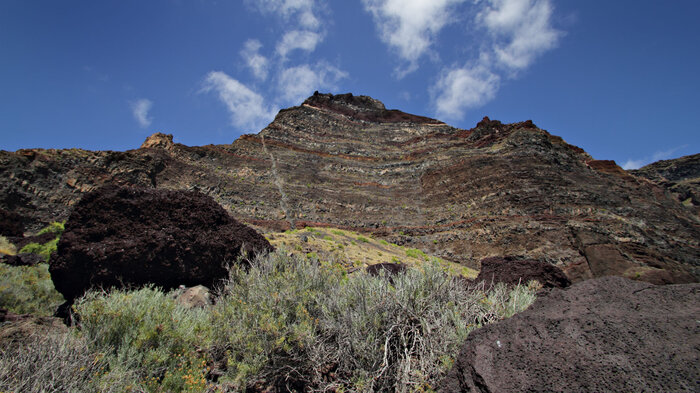 Felswände im Wandergebiet Valle Gran Rey auf La Gomera | © Sunhikes