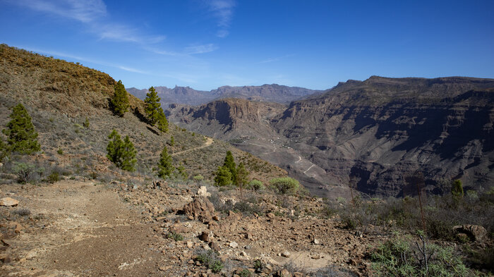 die Schlucht Barranco de Arguineguín vom Monumento Natural de Tauro | © Sunhikes die Schlucht Barranco de Arguineguín vom Monumento Natural de Tauro | © Sunhikes