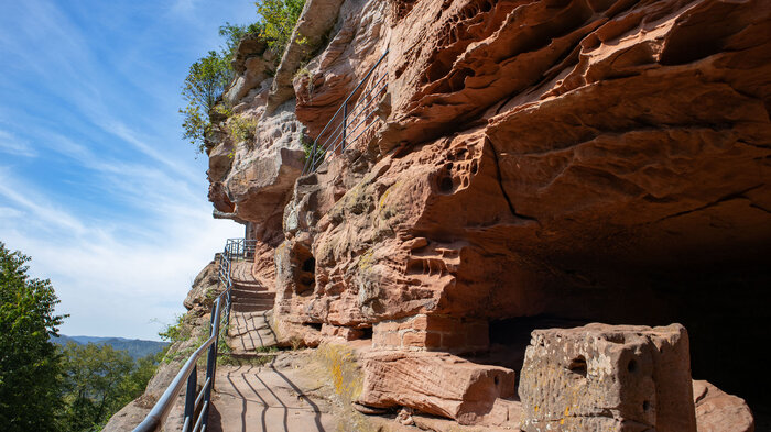 die Burgruine Falkenstein bei Philippsbourg | © Sunhikes