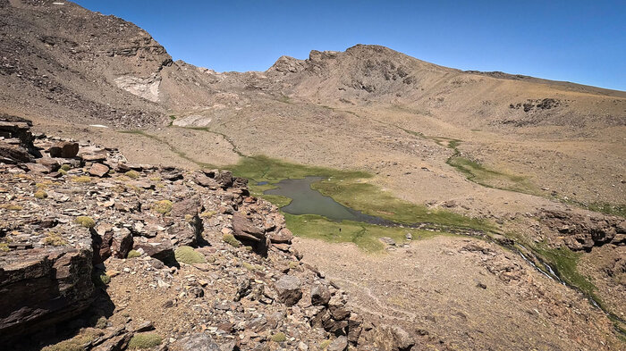 Blick auf Siete Lagunas in der Sierra Nevada | © Sunhikes